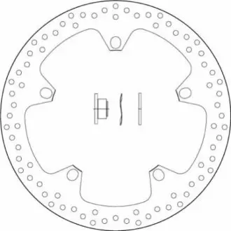 Prumer(mm):внешний 320,внутренний 181,отв. 14.Tloustka(mm):5.Кол-во отв.:5 BREMBO 168B407D7