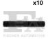 МRUBA UKгADU WYDECHOWEGO FISCHER M8X30 DIN835 10.9 985-817 (OPAK - 10 SZT) Fischer Automotive One (FA1) 985-817.10 (фото 1)