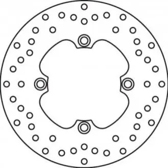 Диам. (мм): внеш. 240 внутр.105 отвер. 10,5. Толщ. 5. Кол-во отверстий 4. BREMBO 68B40780