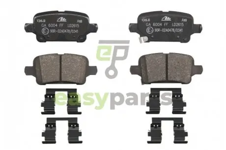 KLOCKI HAM CERAMIC OPEL ASTRA K 1.0T 15-, 1.4T 15- TYг ATE 13.0470-2615.2