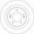 TARCZA HAM LUCAS HYUNDAI I30 1.4 15-/ KIA PRO CEED 1.6 GT 13- TYг TRW DF6599 (фото 1)