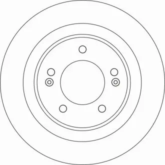 TARCZA HAM LUCAS HYUNDAI I30 1.4 15-/ KIA PRO CEED 1.6 GT 13- TYг TRW DF6599