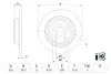 TARCZA HAM FORD S-MAX 1.5ECOBOOST 15-, 2.0TDCI 15- TYг BOSCH 0 986 479 D47 (фото 5)