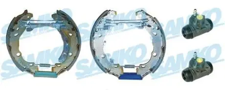 Zestaw(cyl+szcz)LOGAN,SANDERO 88630 (203,2x39) / 2*C12150 BOSCH (19,05) SAMKO KEG693