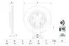TARCZA HAM JAGUAR S-TYPE 2.7D, 3.0, 4.2 99-07 TYг L/P BOSCH 0 986 479 F67 (фото 1)