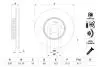 TARCZA HAM MERCEDES CLS, E-CLASS PRZ?D DWUCZ?МCIOWA BOSCH 0 986 479 G43 (фото 1)