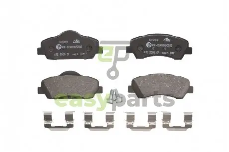 KLOCKI HAM PEUGEOT 308 II 1.2, 2.0D 09.13- PRZ?D ATE 13.0460-3869.2