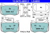 KLOCKI HAM CERAMIC ALFA GIULIA 2.0 16-, 2.2D 15- ATE 13.0470-4893.2 (фото 1)