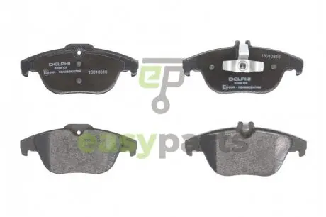 Klocki ham. MERCEDES C180, C200, C220, C230, C250, C280, C320, C350 Delphi LP3288