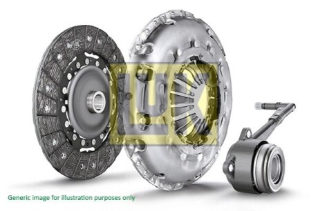 Комплект зчеплення Fiat Ducato 115 Multijet 2.0 D 11- (d=240mm) (+вижимний) LuK 624 3751 33