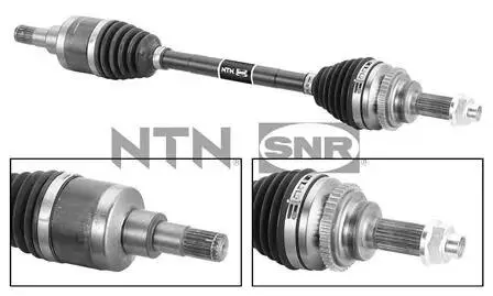 Pє?oЬ kpl. SUZUKI/SUBARU przєd/lewa 634mm JUSTY III/IGNIS 1.5 03- SNR NTN DK77.026