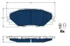KLOCKI HAM LUCAS TOYOTA RAV 4 III 2.0VVT-I, 2.2D-4D 06- TRW GDB3424BTE (фото 1)