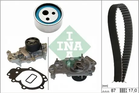 ZESTAW ROZRZ + POMPA WODY RENAULT TWINGO 1,2 07-14 INA 530 0182 31