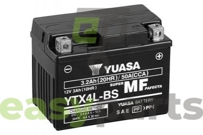 МОТО 12V 3AH MF VRLA Battery AGM (сухозаряженій) YUASA YTX4L-BS