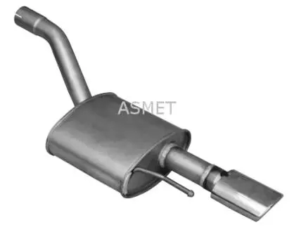TгUMIK KONCOWY OPEL ASTRA KOMBI 1.6 16V TURBO 09- ASMET 05.254