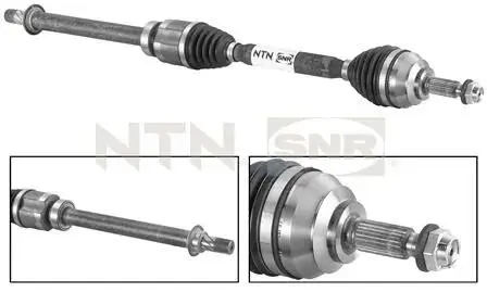 Pє?oЬ kpl. CLIO 1.5dci 8-kul przєd/prawa 982mm automat 10- SNR NTN DK55.064