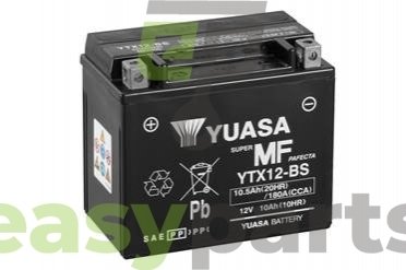 МОТО 12V 10,5 Ah MF VRLA Battery (сухозаряженій) YUASA YTX12-BS