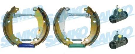 Zestaw(cyl+szcz)LOGAN 87490 (180x42) / 2*C12150 BOSCH (19,05) SAMKO KEG456
