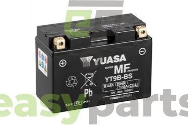 МОТО 12V 8Ah MF VRLA Battery AGM (сухозаряженій) YUASA YT9B-BS (фото 1)