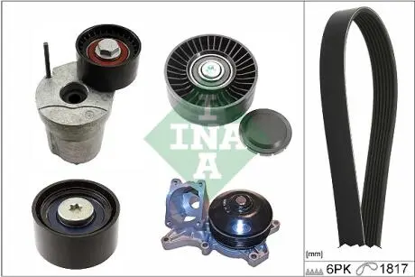 КОМПЛЕКТ КЛИНОВОГО РЕМНЯ BMW 1/3 2.0 D / 3.0 D 04-13 INA 529 0368 30