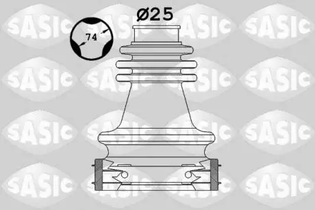OSгONA PRZEG WEW RENAULT LAGUNA/MEGANE 2.0 09- SASIC 1904048