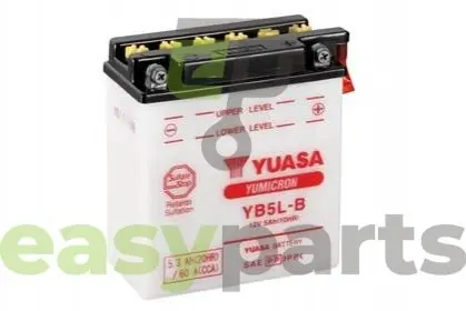 МОТО 12V 5,3Ah YuMicron Battery (сухозаряжений) YUASA YB5L-B