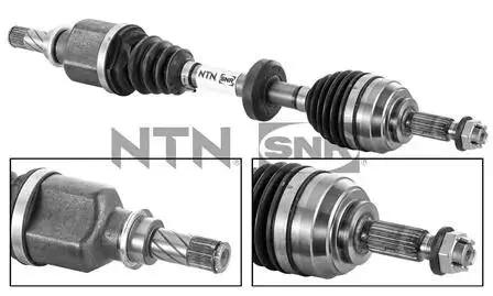Pє?oЬ kpl. TWINGO 10- 6-kul przєd/lewa 621mm z podpor? SNR NTN DK55.081