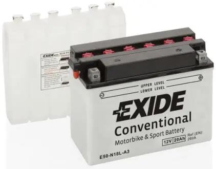 Акумулятор Стандарт [12B] 20 Ah / 205x90x162 (ДхШхВ) EXIDE E50-N18L-A3