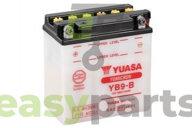 МОТО 12V 9,5 Ah YuMicron Battery (сухозаряженій) YUASA YB9-B (фото 1)