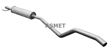 TгUMIK МRODKOWY OPEL ASTRA H KOMBI 1.4 04-10 ASMET 05.281