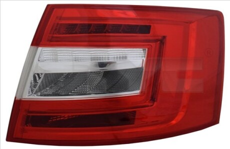 LAMPA TYг SKODA OCTAVIA 17- PRAWA SEDAN LED TYC 11-14453-06-2