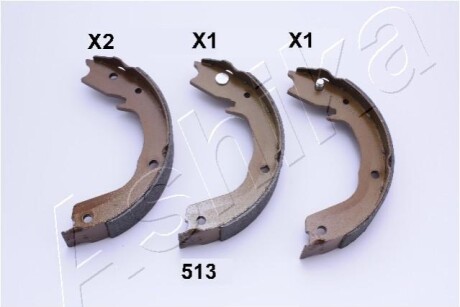 Комплект тормозных колодок, стояночная тормозная система ASHIKA 55-05-513