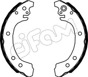 Комплект гальмівних колодок, стоянкова гальмівна система CIFAM 153-523