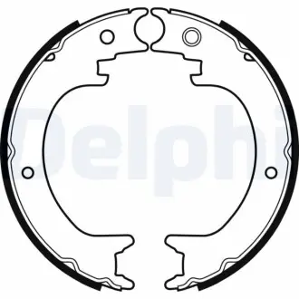 Комплект тормозных колодок, стояночная тормозная система Delphi LS2082