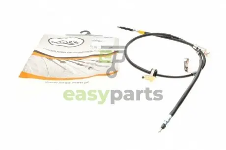 Трос ручника (задній) (R) Mazda 5 05- (1810/1680mm) LINEX 26.01.46