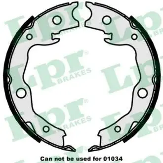 Комплект тормозных колодок, стояночная тормозная система LPR 09870