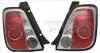 LAMPA TYг FIAT 500 07-15 LEWA CZARNA RAMKA TYC 11-11284-21-2 (фото 1)