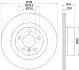 Диск гальмівний зад. BMW X3 (F25), X4 (F26) 2.0D-3.0 10- HELLA 8DD 355 129-811 (фото 4)