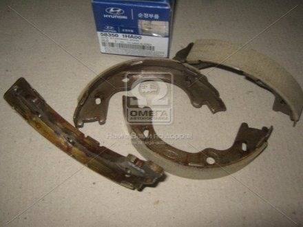Комплект тормозных колодок, стояночная тормозная система Hyundai/Kia/Mobis 583501HA00 (фото 1)