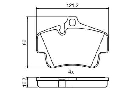 КЛОКИ ХЭМ БОСХ PORSCHE BOXSTER S 3.4 06- BOSCH 0 986 494 699