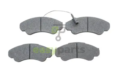 Колодки гальмівні (передні) Citroen Jumper 99-06/Fiat Ducato 00-/Peugeot Boxer 97-09 (+датчик) BOSCH 0 986 494 850