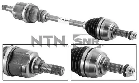 Pє?oЬ kpl. CLIO/MODUS 6-kul przєd/lewa 668mm 05- SNR NTN DK55.088