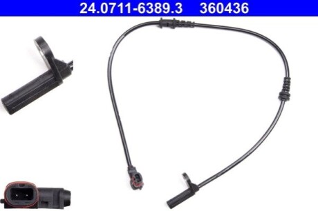 ЧУЙНИК ABS MERCEDES R172 SLC 11- ATE 24.0711-6389.3