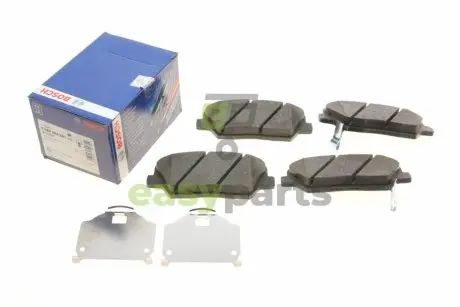 Колодки гальмівні (передні) Hyundai Elantra 10-/ i30 11-/ Kia Ceed 12- BOSCH 0 986 494 981
