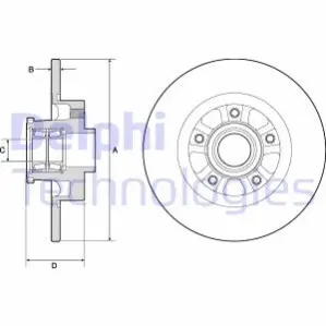 Щит Хэма. FIAT / RENAULT / VAUXH TALENTO / ХИТ / VIVARO Delphi BG9190RSC