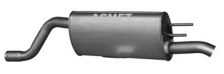 TгUMIK TYLNY OPEL MERIVA B 1.4TURBO 10- ASMET 05.191