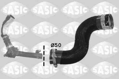 PRZEWУD TURBO RENAULT FLUENCE MEGANE III SCENIC III SASIC 3334018