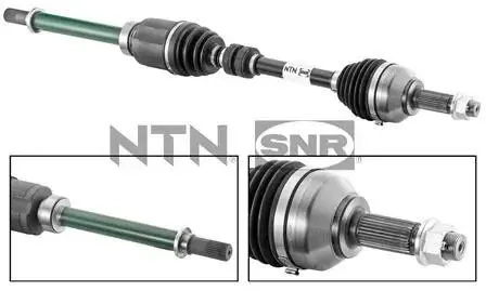 Pє?oЬ kpl. QASHQAI 8-kul przєd/prawa 969mm SNR NTN DK68.007 (фото 1)