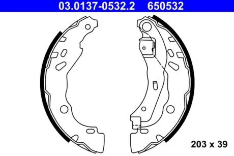 СЗЦ?КИ ХЭМ СЪЕЛ DACIA LOGAN II 12- ATE 03.0137-0532.2