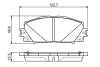 TOYOTA колодки гальмівні передн.Yaris 05-,Prius 09- BOSCH 0 986 494 670 (фото 1)